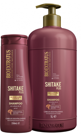 Kit Bio Extratus Shitake Shampoo 350ml e Condicionador 350ml